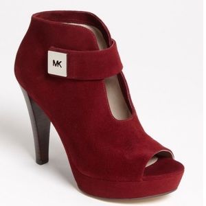 Michael Kors Davenport suede bootie